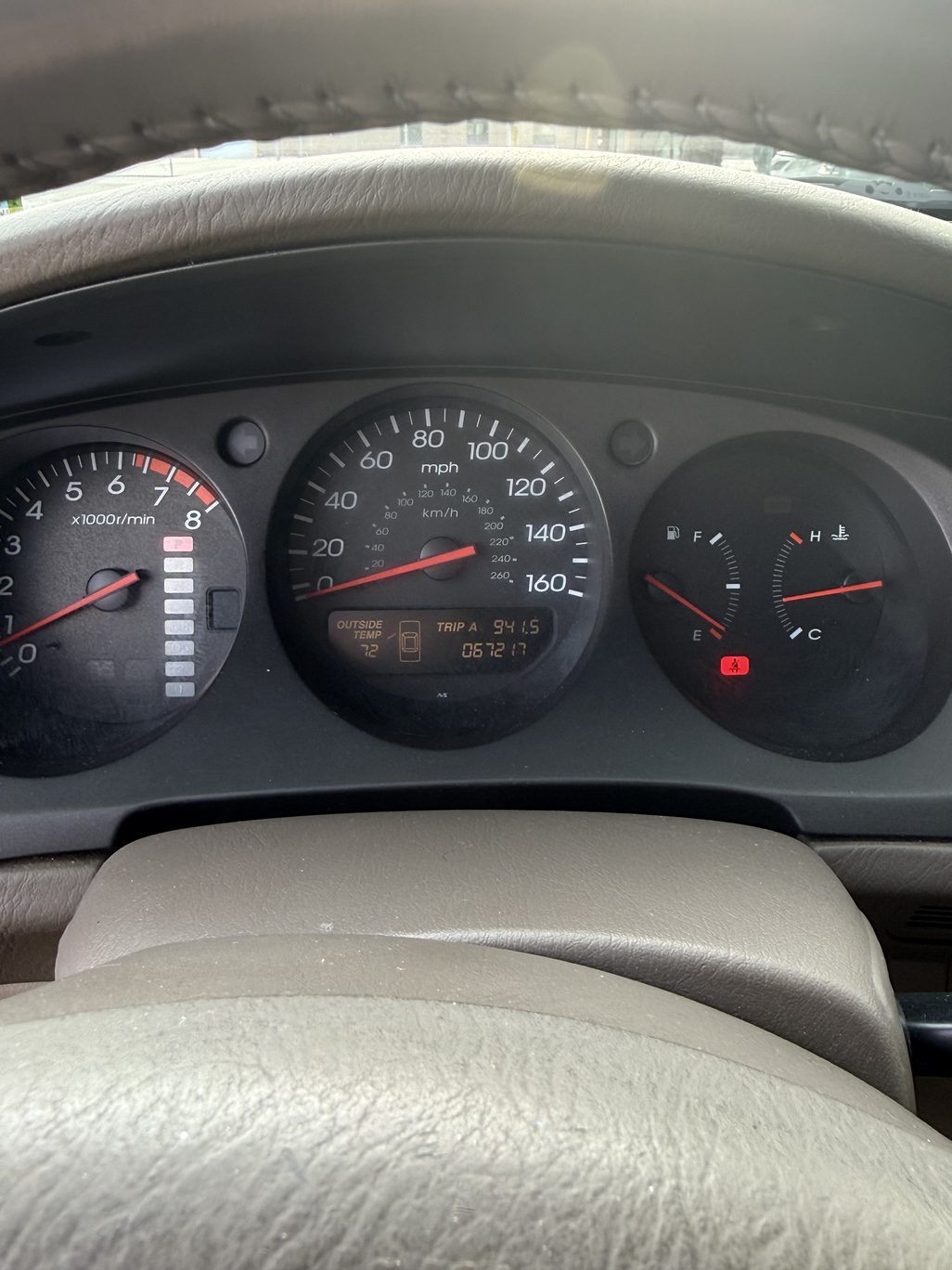 2003 Acura TL odometer