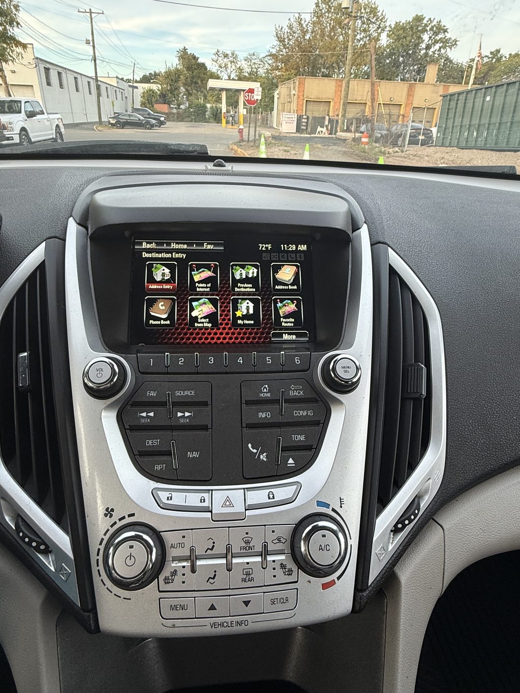 2013 GMC Terrain navigation screen