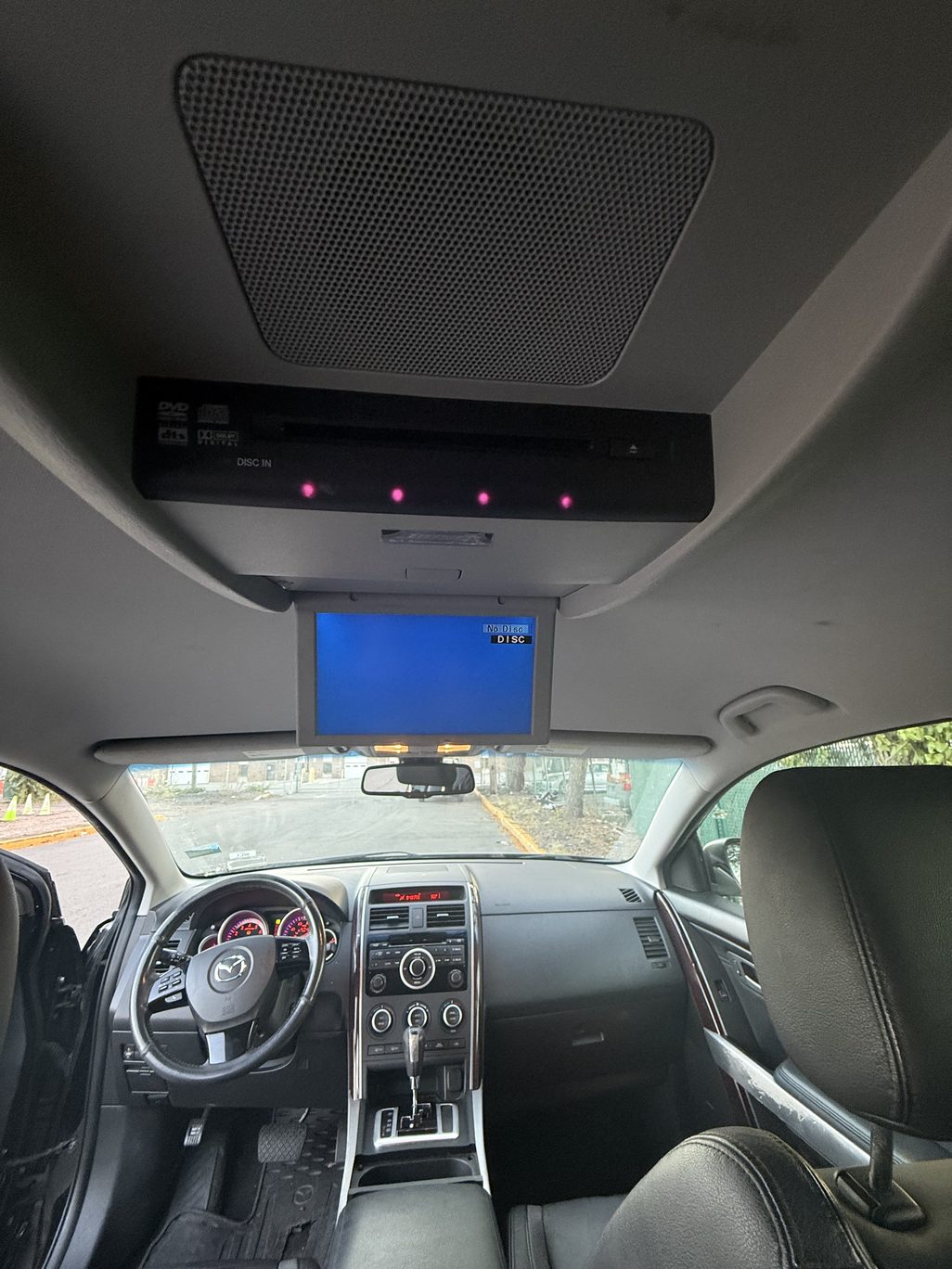 2008 Mazda CX-9 rear DVD screen open